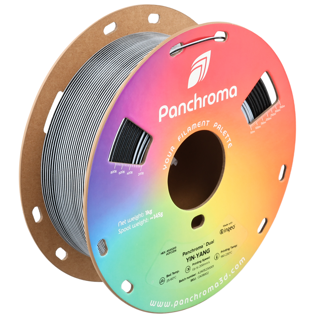 Panchroma Dual Special PLA 1.75mm 3D printer filament | Polymaker - Dual Yin-Yang