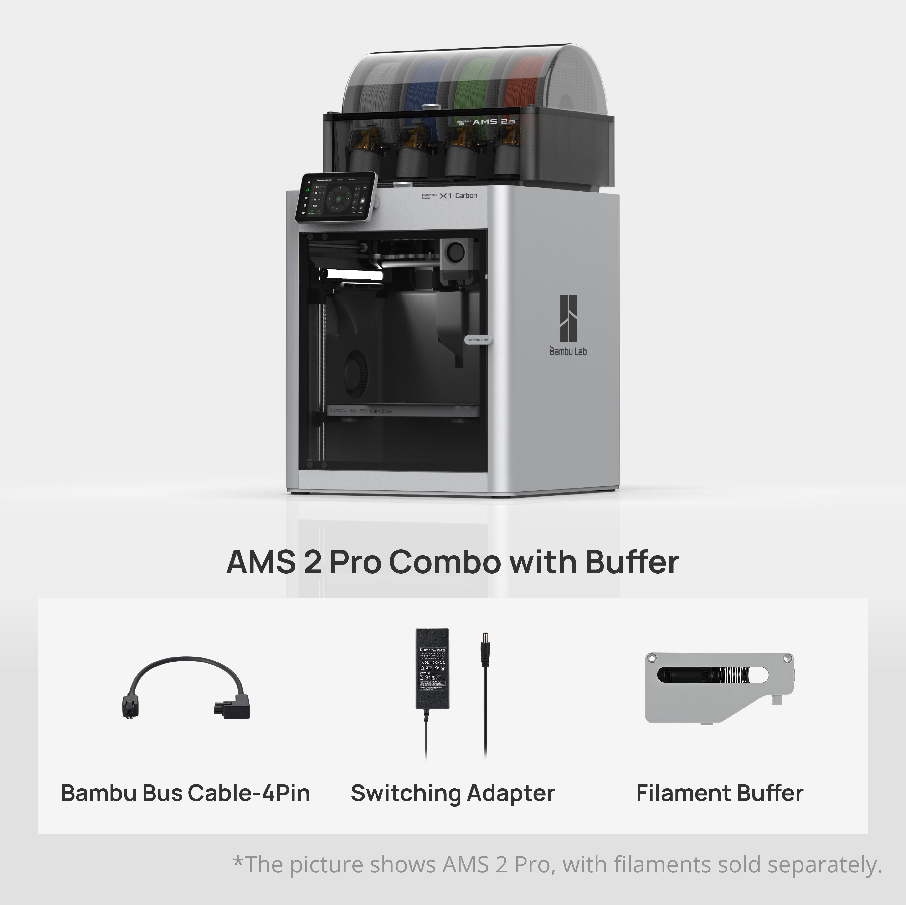 【美品】Bambu Lab X1-Carbon 3D プリンター　ams付き Bambu Lab X1-Carbon 3D Printer – HartSmart Products