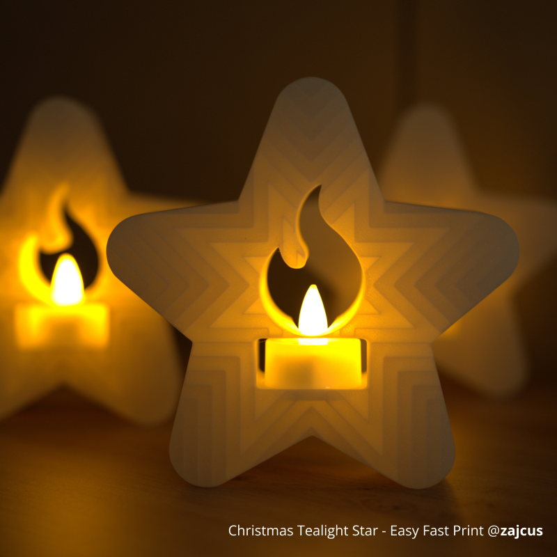 Bambu Lab LED Flame Tea Light Candle Set