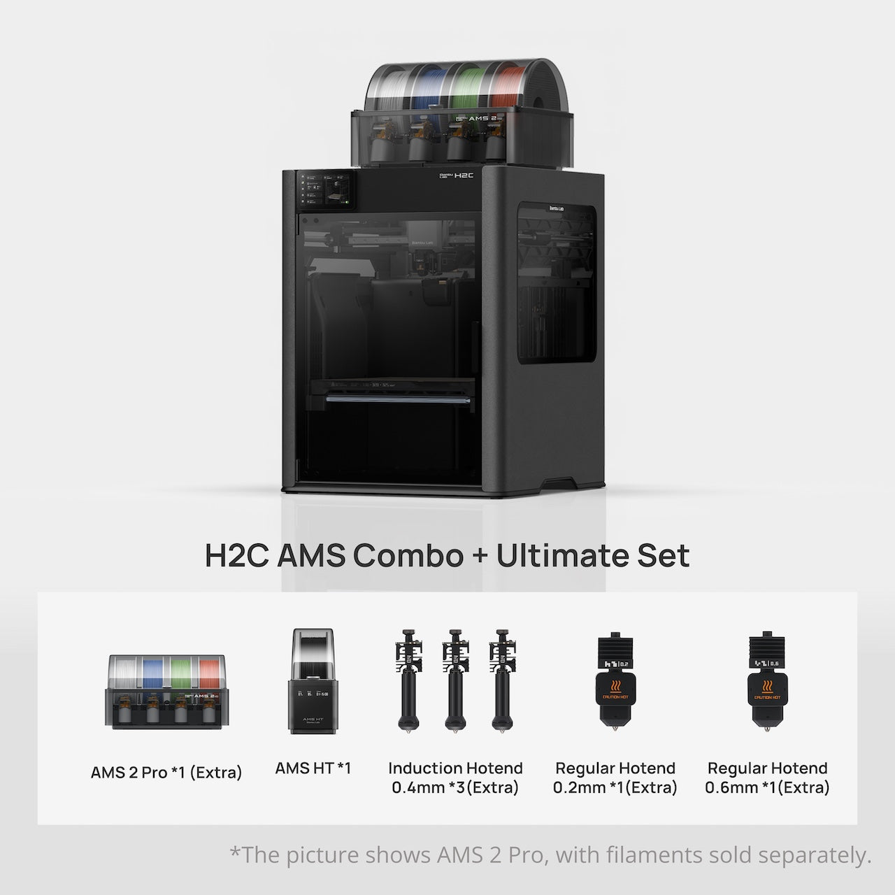Bambu Lab H2C 3D Printer – HartSmart Products