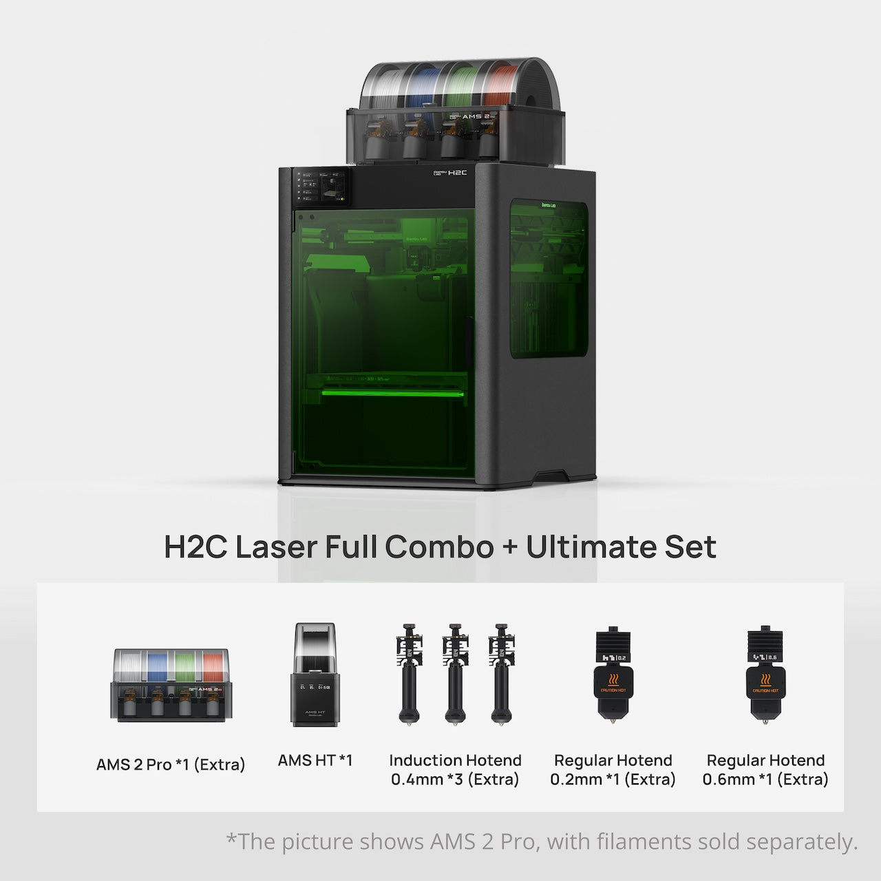 Bambu Lab H2C 3D Printer – HartSmart Products