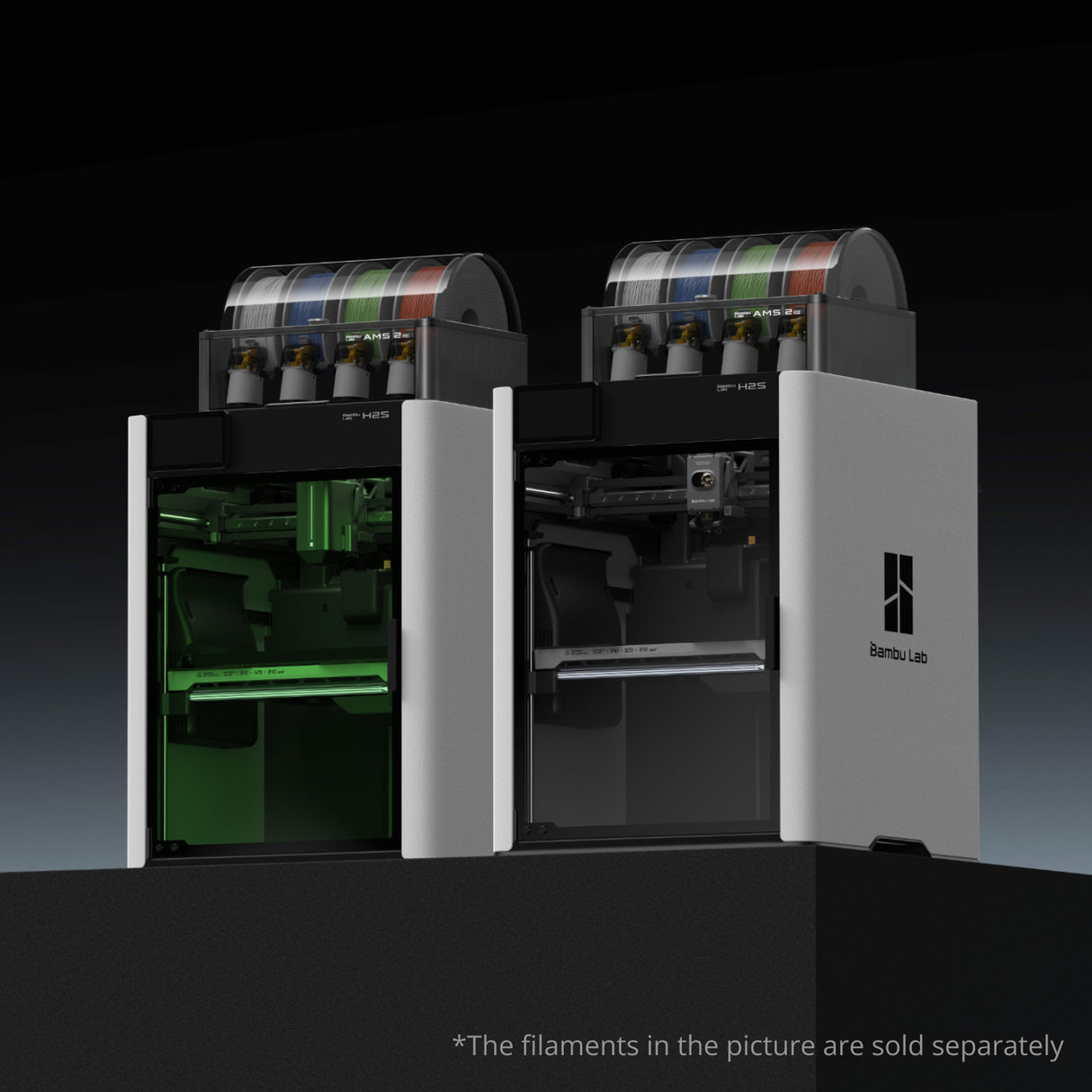 Bambu Lab H2S Single Nozzle 3D Printer