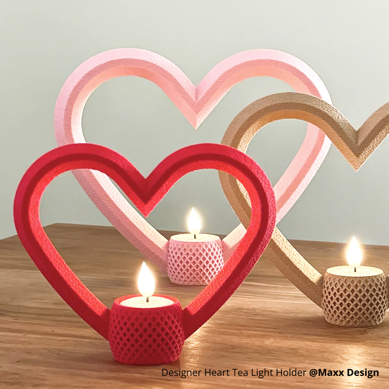 Bambu Lab LED Flame Tea Light Candle Set