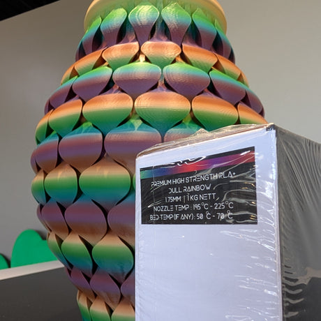 High Strength Rainbow Gradient PLA+ Filament