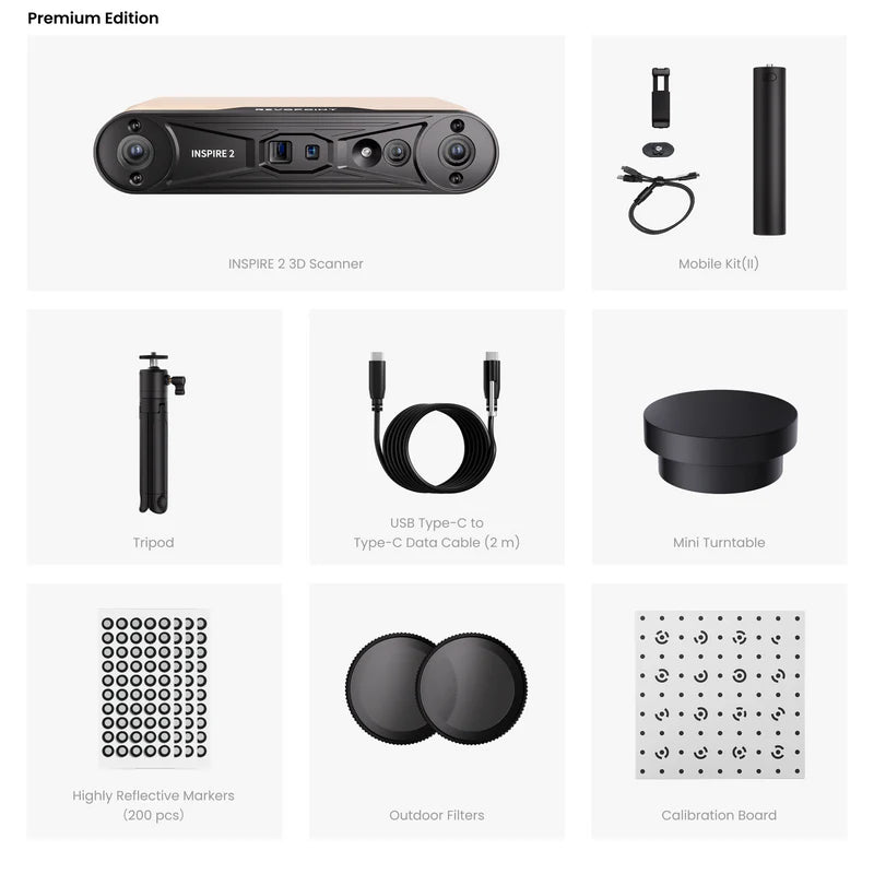 Revopoint INSPIRE 2: Wireless 3D Scanner