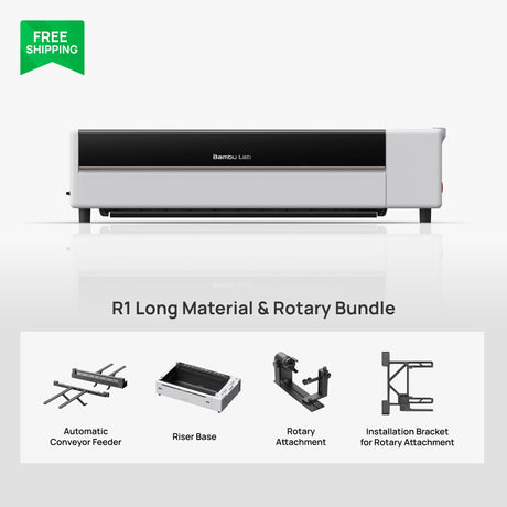 PRE-ORDER: Bambu Lab R1 55W Desktop CO2 Laser Cutter