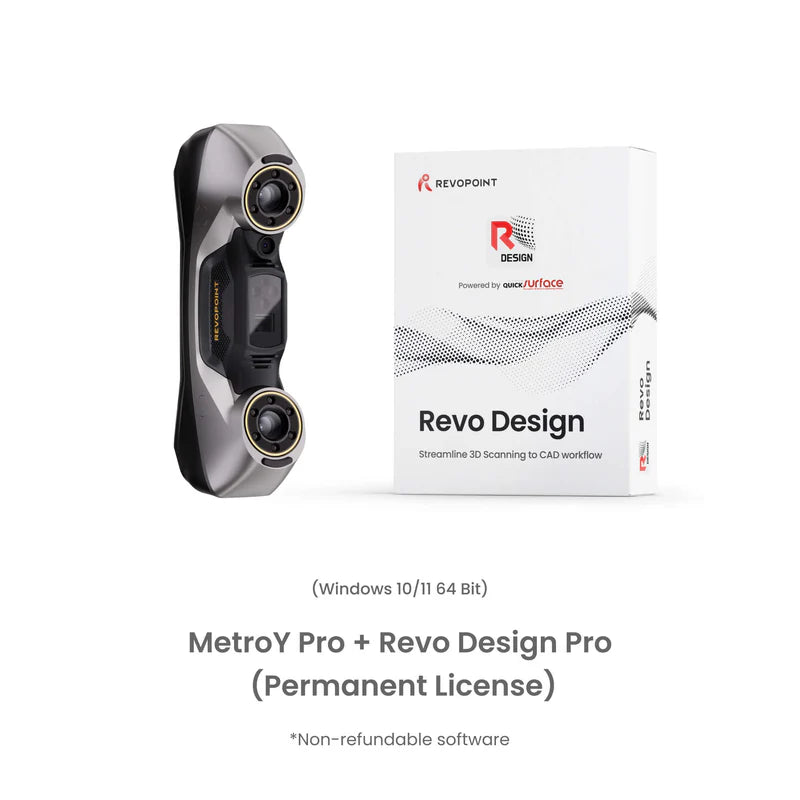 Revopoint MetroY & MetroY Pro: Wireless Blue Laser 3D Scanners