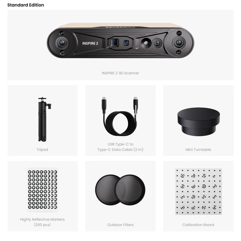 Revopoint INSPIRE 2: Wireless 3D Scanner