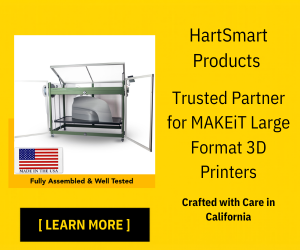 MAKEiT 2×4+ Large Format 3D Printer - Made in USA