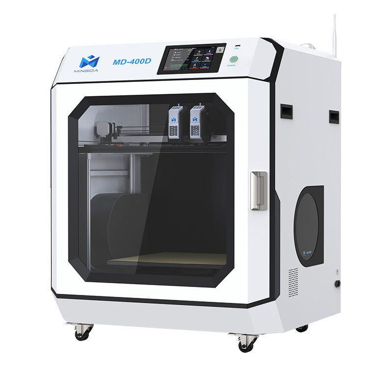 Mingda MD-400D Industrial IDEX 3D Printer with 400mm Build Volume