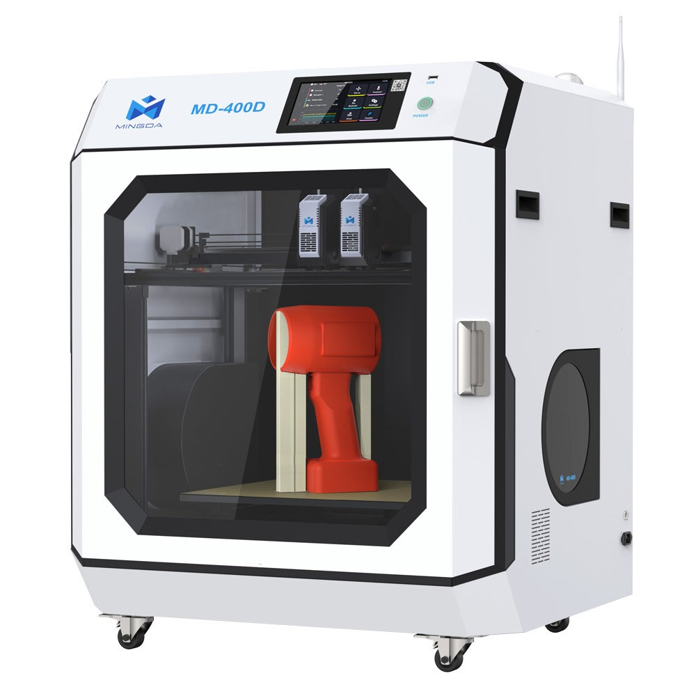 Mingda MD-400D Industrial IDEX 3D Printer with 400mm Build Volume