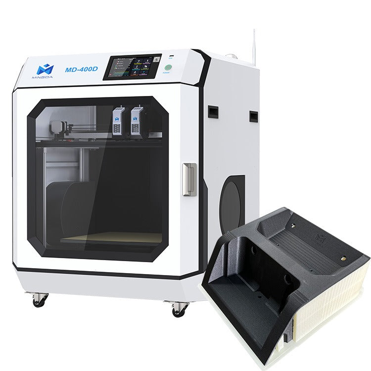 Mingda MD-400D Industrial IDEX 3D Printer with 400mm Build Volume
