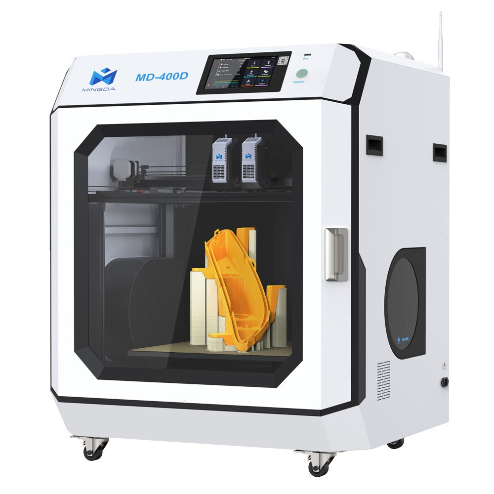 Mingda MD-400D Industrial IDEX 3D Printer with 400mm Build Volume