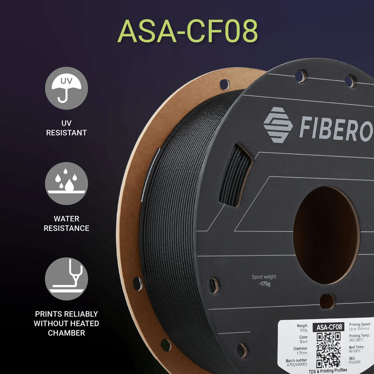 Fiberon ASA-CF08 Filament
