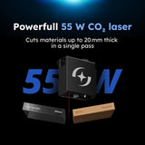 AtomStack Hurricane Laser Cutter - 55 W CO₂