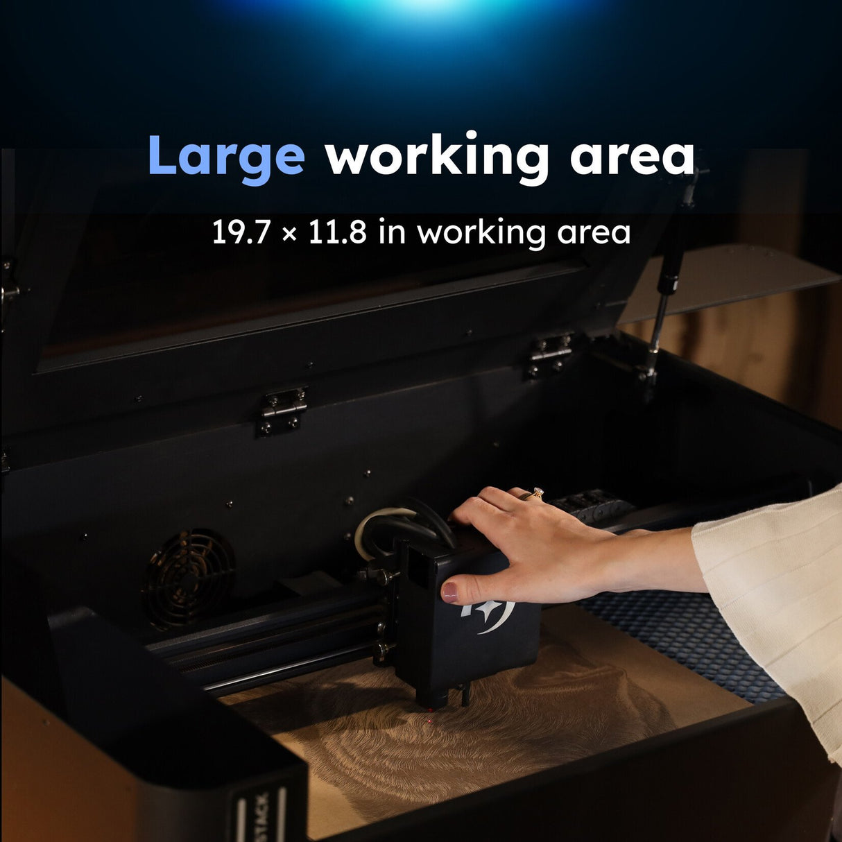 AtomStack Hurricane Laser Cutter - 55 W CO₂