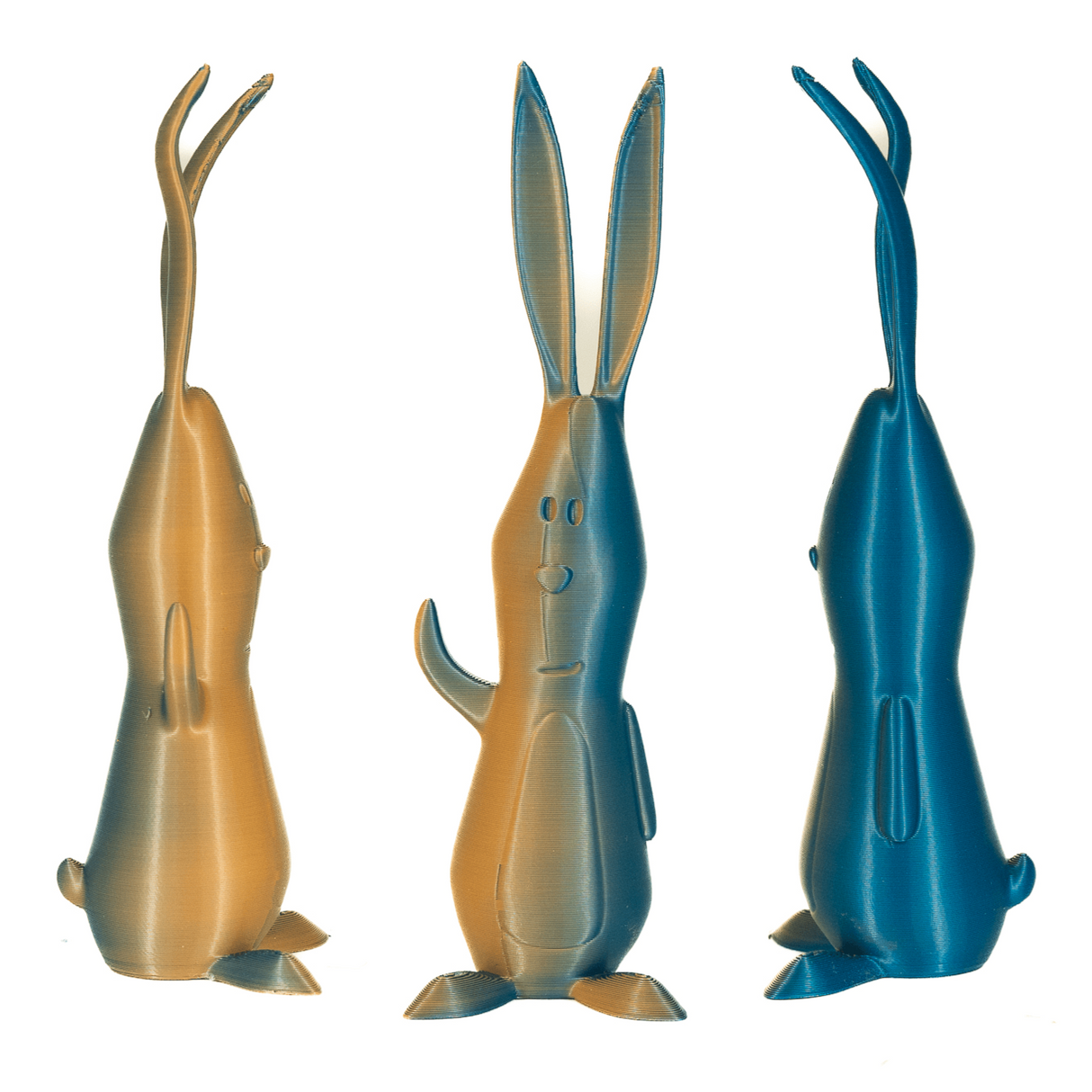 Dual-Color Silk PLA+, Silky Blue Orange Theory