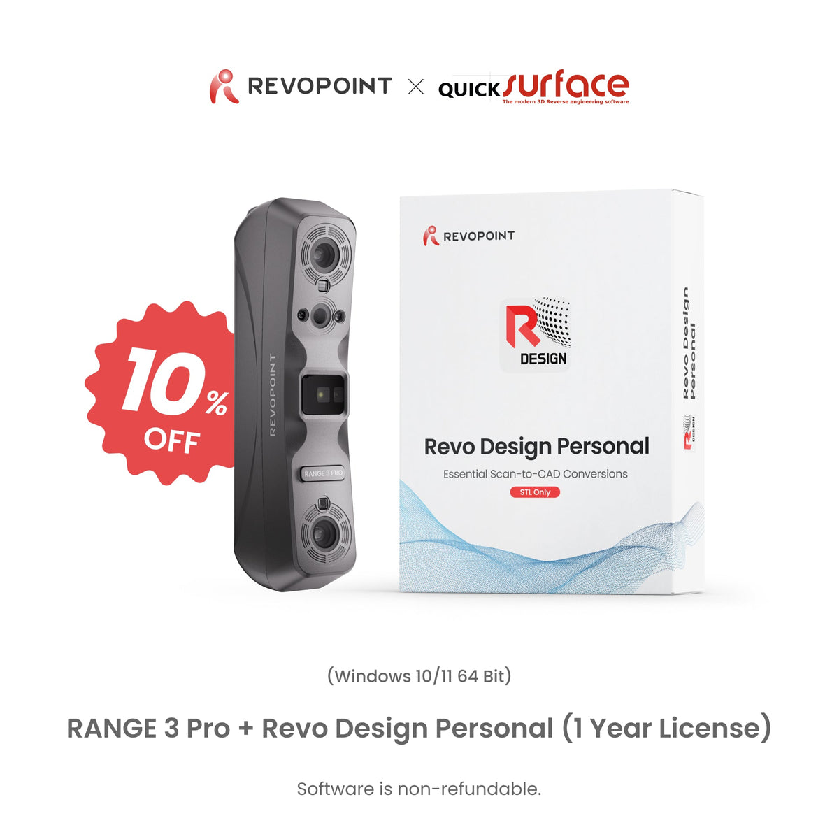 RANGE 3 Pro + Revo Design Personal