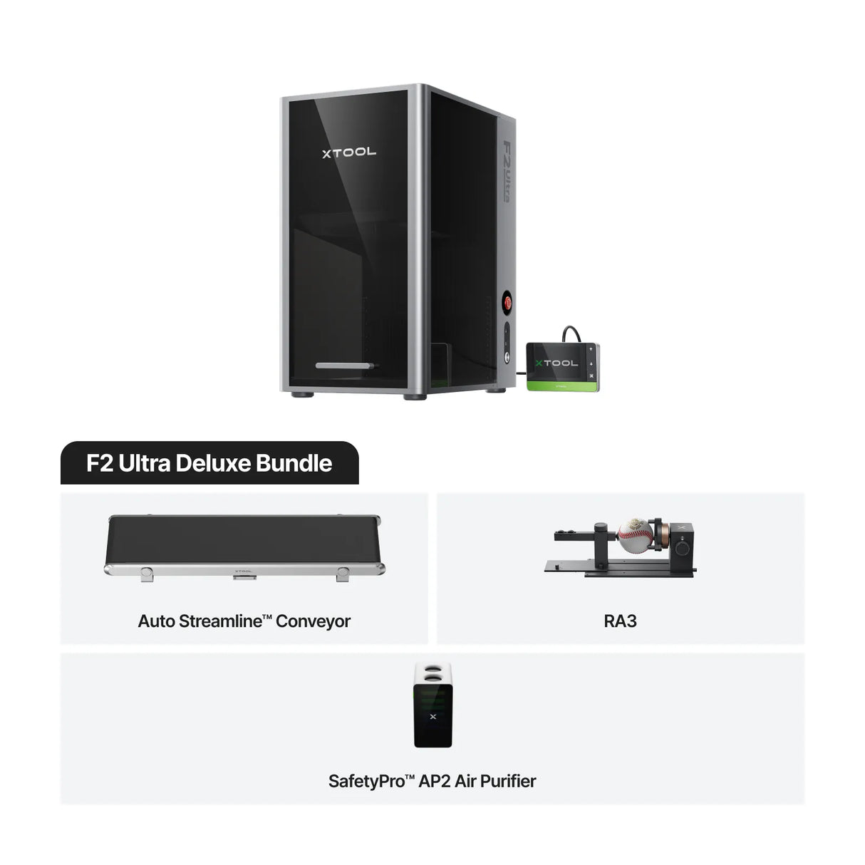 xTool F2 Ultra 60W MOPA & 40W Diode Dual Laser Engraver
