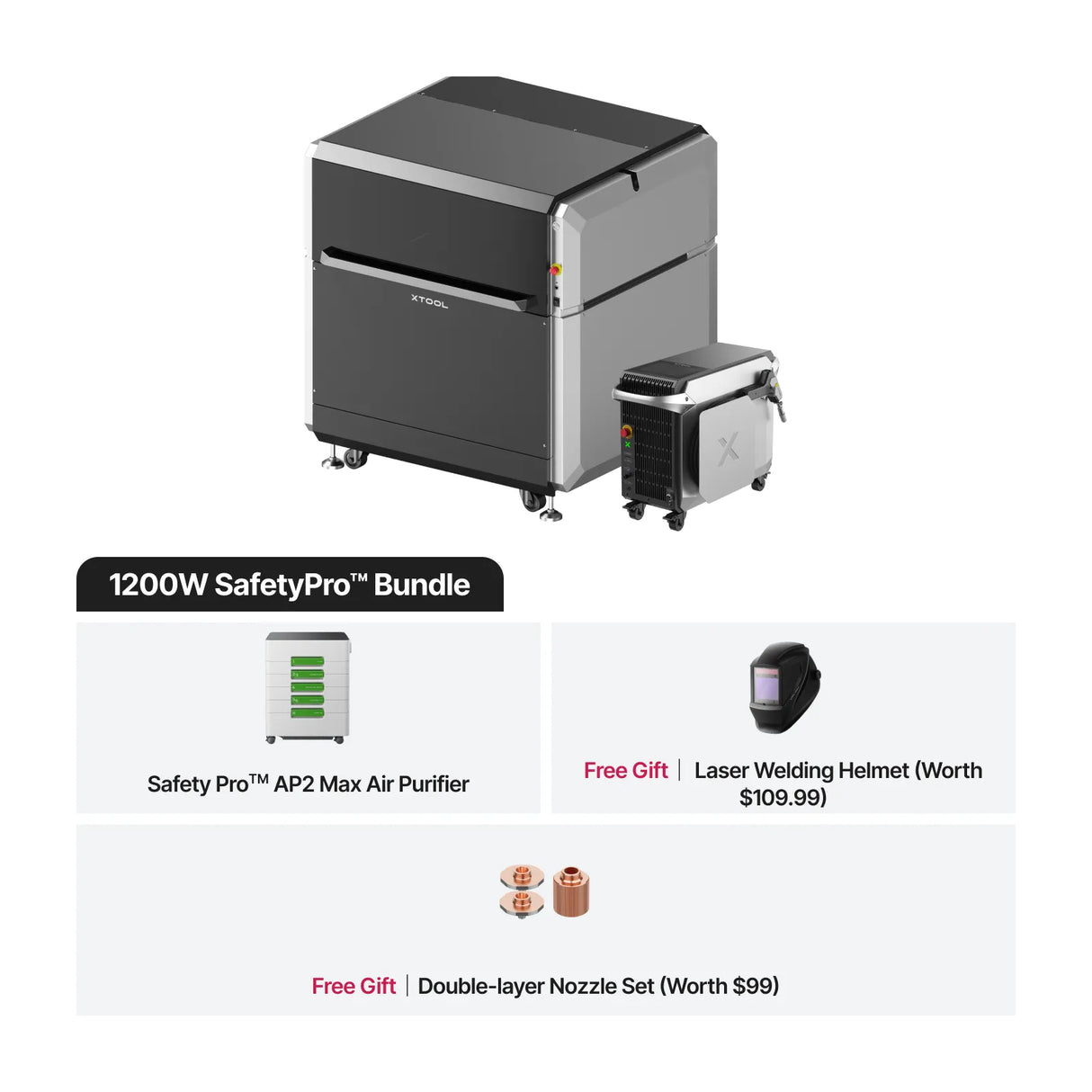 xTool MetalFab Laser Welder/CNC Cutter