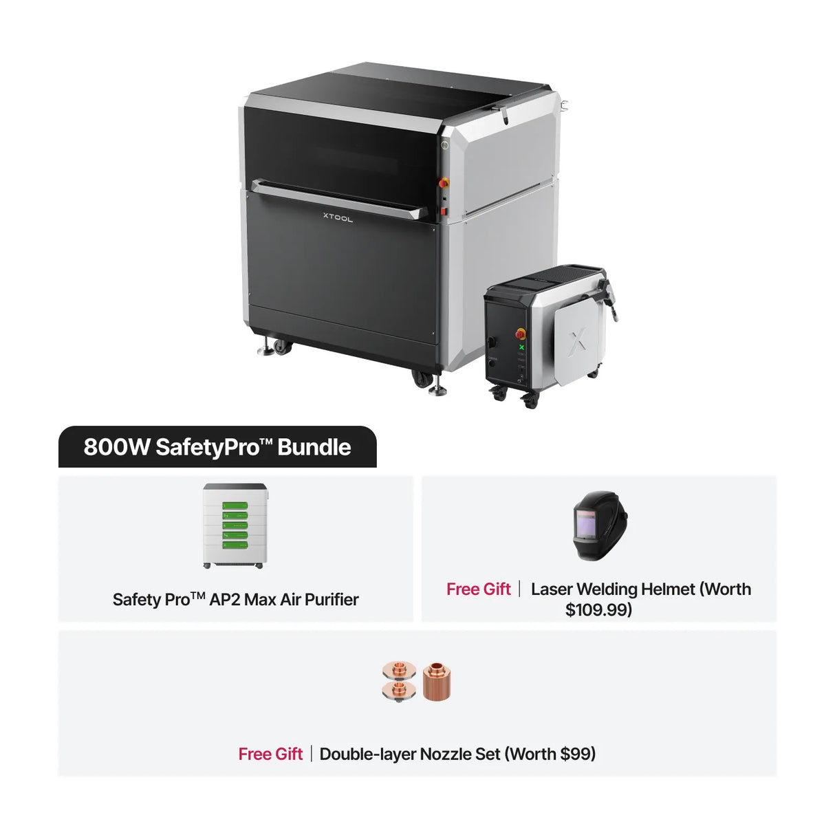 xTool MetalFab Laser Welder/CNC Cutter