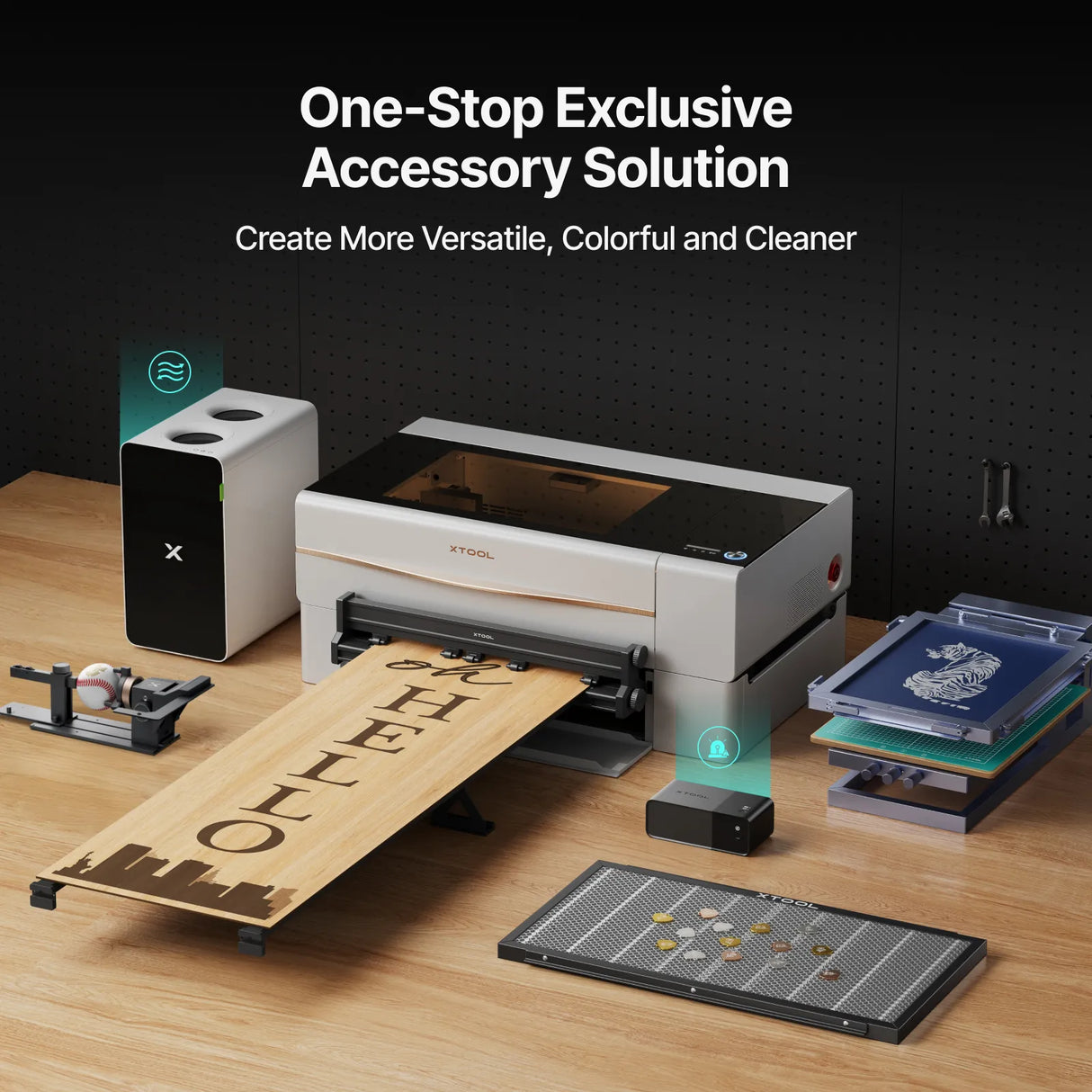 xTool P2S 55W Desktop CO2 Laser Cutter