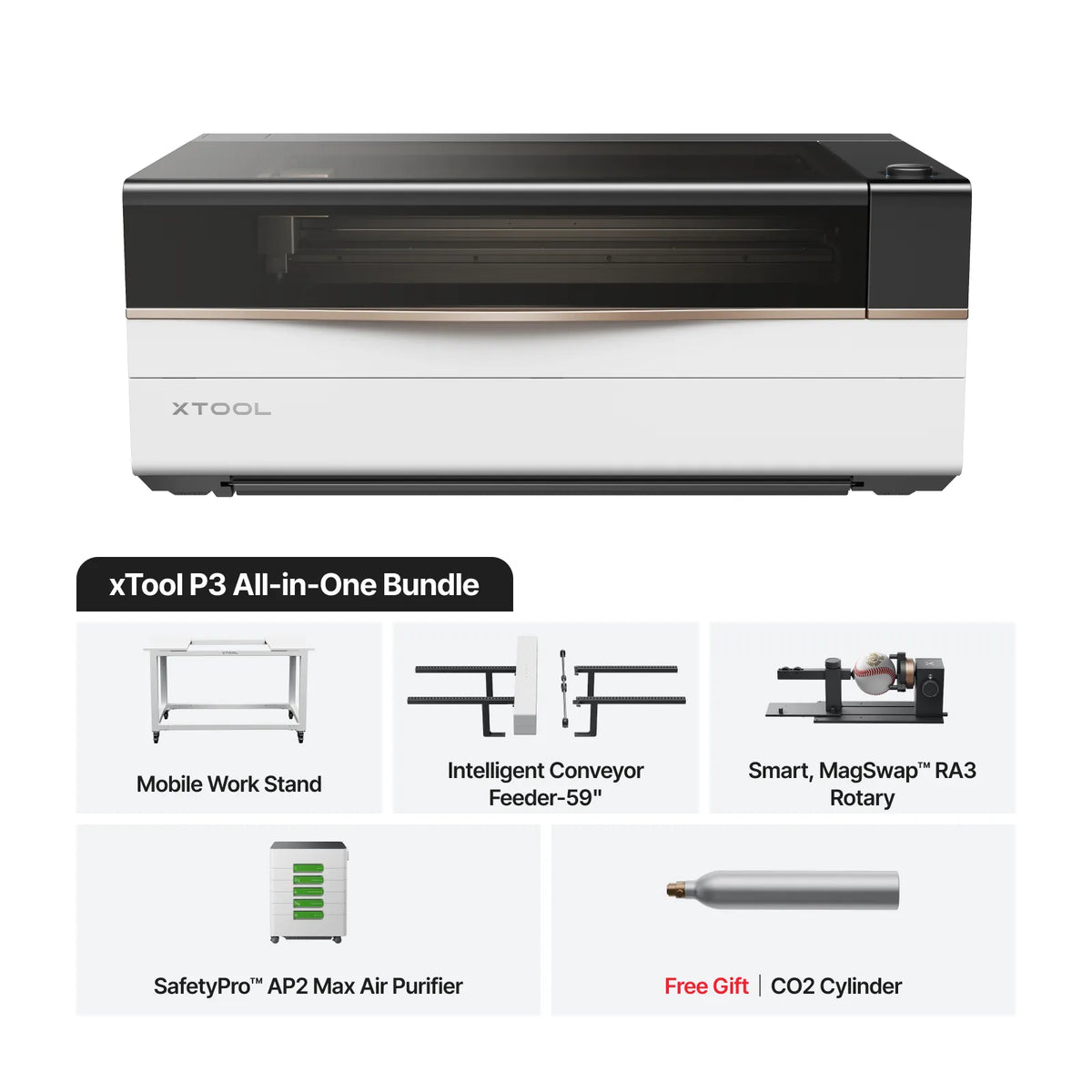 xTool P3 80W CO2 Laser Cutter