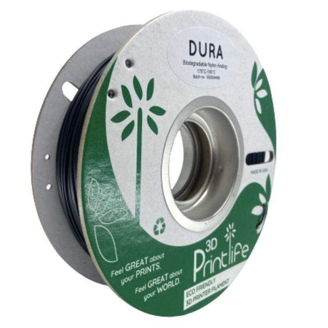 3D Printlife Filament 1.75mm / Black / 750g DURA Biodegradable (Nylon-Like)