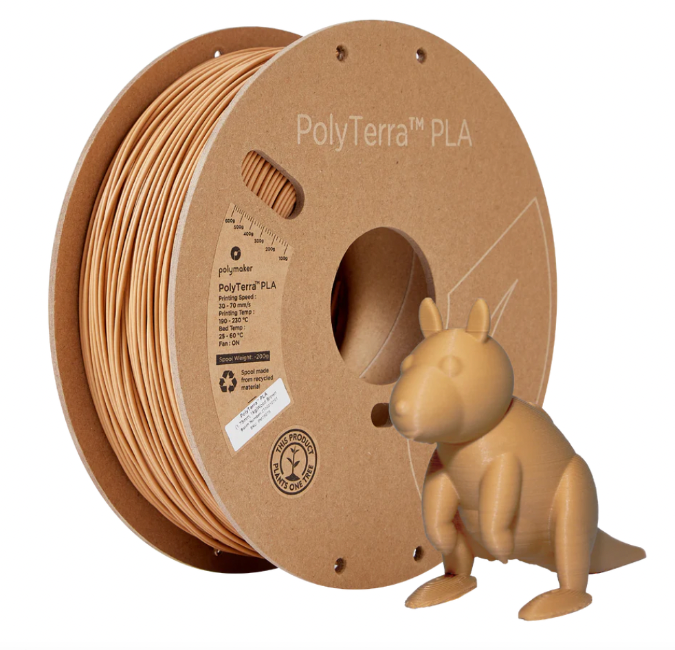 Filament écologique et recyclable Polymaker PolyTerra PLA Vert