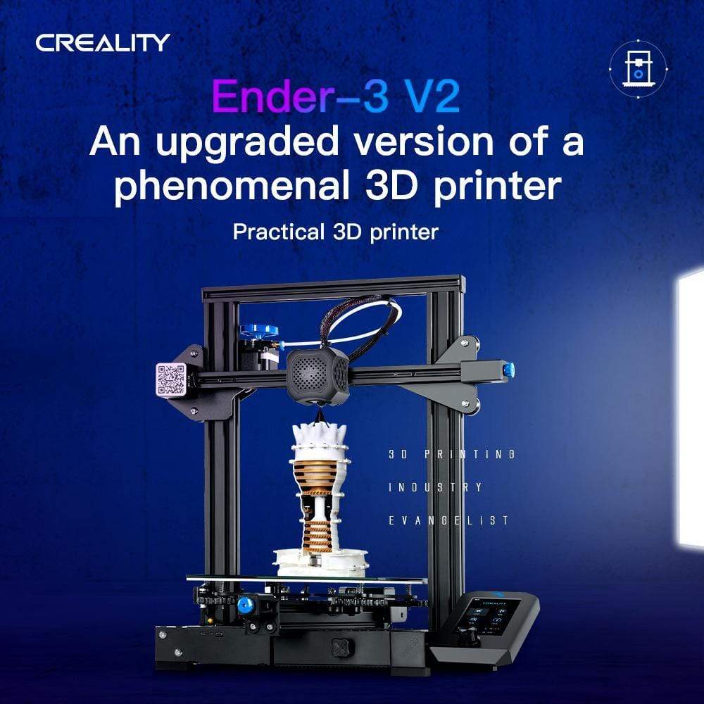 Creality Ender 3 V2 Upgraded 3D Printer Printing Size