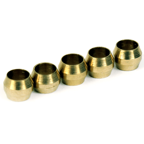 Micro Swiss Printer Parts Brass Compression Sleeves for Micro Swiss Hotend (Pack of 5)