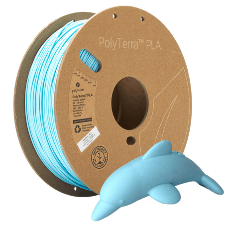 Polymaker Filament 1.75mm / Ice / 1kg Polymaker PolyTerra PLA Filament