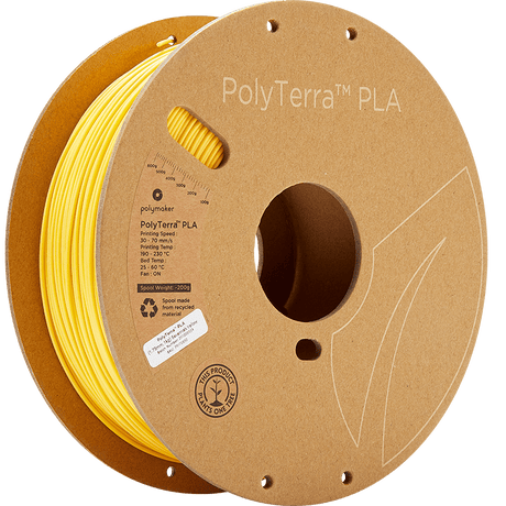 Polymaker Filament 1.75mm / Savannah Yellow / 1kg Polymaker PolyTerra PLA Filament