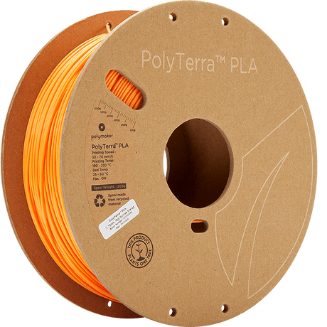 Polymaker Filament 1.75mm / Sunrise Orange / 1kg Polymaker PolyTerra PLA Filament