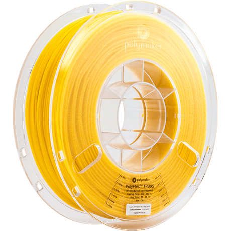Polymaker Filament 1.75mm / Yellow / 750g Polymaker PolyFlex TPU95
