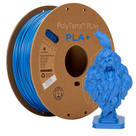 Polymaker Filament Blue / 1kg / 1.75mm PolyTerra PLA+